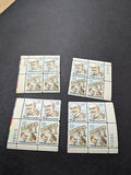 VEGAS - 1979 Chanute Airmail Plate Block Set of 4 -Scott C93, C94 Pl#39015 MNH