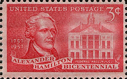 1957 Alexander Hamilton's Bicentennial Single 3c Postage Stamp- Scott1086 -MNH,OG