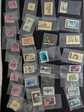 VEGAS - Cigar Box Full of Used USA Stamps in Plastic Bags - Many Different