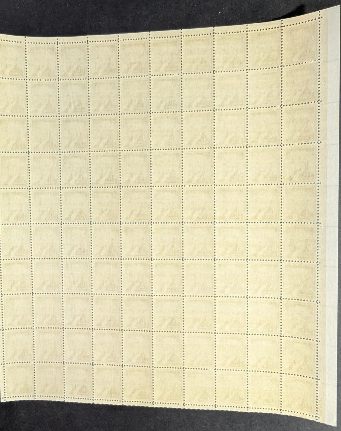 1954 USA Washington 1c Sheet -Scott 1031 -MNH, Undisturbed OG - No Sig Flaws