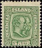 VEGAS - 1907-08 Iceland 5a - Scott 74 - MH, OG - Solid