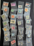 VEGAS - Cigar Box Full of Used USA Stamps in Plastic Bags - Many Different