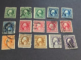 VEGAS - 1913-15 Washington Heads Scott 424-429 & Others - Not Checked - Read