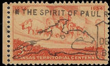 VEGAS - 1954 Kansas 3c With - Scott 1061 - With Centered Horse Rider Cancel!