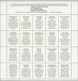 c1994 - USA Scott 2869 Legends of the West Sheet - MNH - No Significant Flaws