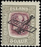 VEGAS - 1929 Iceland Air Post 50a - Scott C2 - MH, OG