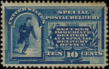 VEGAS - 1885 10c Special Delivery - Scott E1 - MH, Partial OG, Some Toning