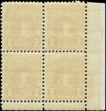 VEGAS - 1931 Postage Due 1c - Scott J80 Wet - Plate Block MNH, Undisturbed OG (#2)