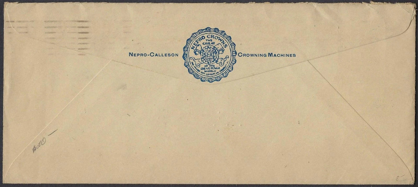 1937 Philippine Net & Braid Mfg Manila Ad Cover to USA