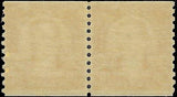 VEGAS - 1924 USA Monroe Coil Joint Line Pair - Scott 603 - MNH - Fresh!