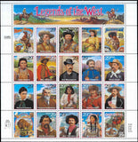c1994 - USA Scott 2869 Legends of the West Sheet - MNH - No Significant Flaws