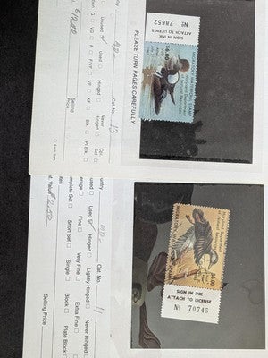 USA Duck Stamps Including Federal as Well as State Collection - M&U - 32 Photos