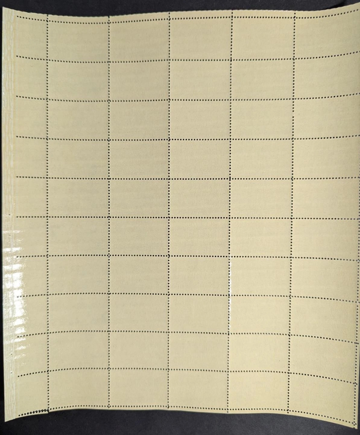 1958 USA 3c Gunston Hall Sheet -Scott 1108 -MNH, Undisturbed OG -Perfs Pulled LR