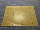 VEGAS - 1919 Telegraph Stamp Block/Pane of 6 - Scott 16T56 - Undisturbed Gum