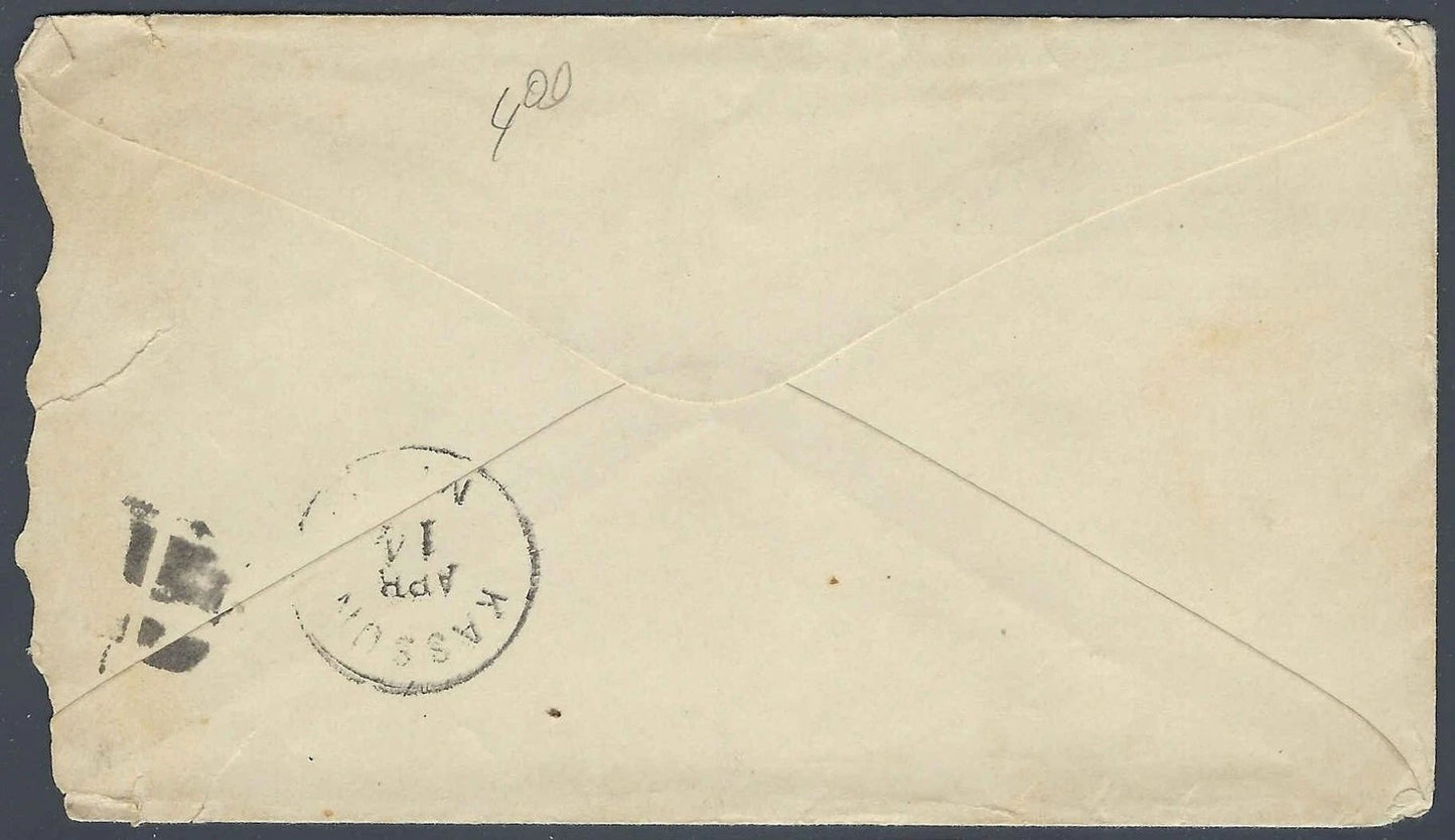 1881 T.W. & J.H. Langdon Farm Machinery Advertising Cover Springfield NE