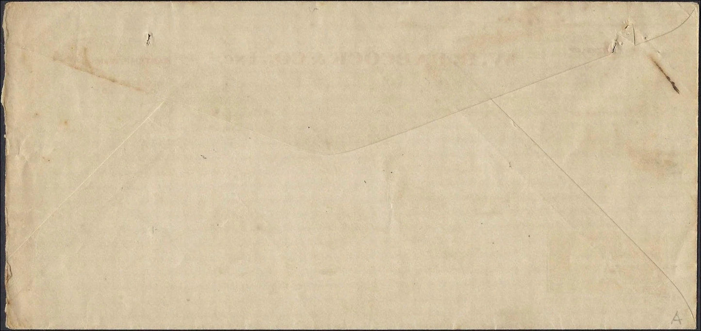 1938 Manila Philippines Flying A Gasoline Advertising Cover Tide Water Oil Co