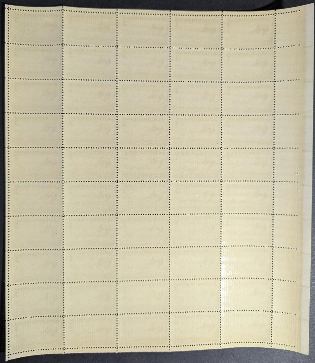 1945 USA US Coast Guard 3c Sheet -Scott 936 -MNH, Undisturbed OG -No Sig Flaws