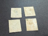 VEGAS - 1912-14 Franklin Heads Scott 414, 416-418 - Tear on 414- See Scans