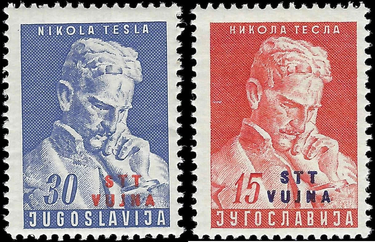1953 Yugoslavia-Trieste Scott 66, 67 Full Set - MNH, Undisturbed Gum