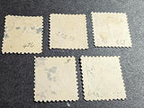 VEGAS - 1916-17 Franklin Heads Short Set - Scott 470-,473-476