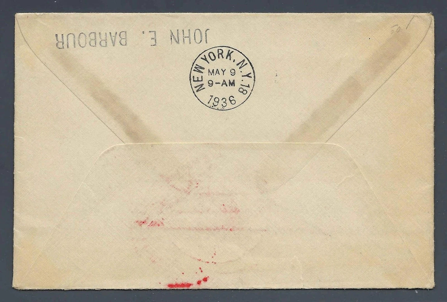1936 Hindenburg Cover Germany to Washington DC Michel 606 607 w/Original Letter