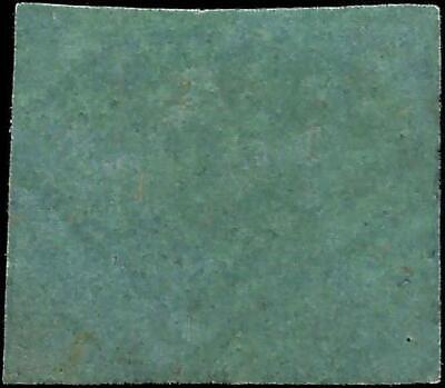 VEGAS - 1852 Roman States, Italy 1b Stamp - Scott 2a (Blue-Green Variety) - Used