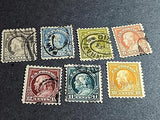 VEGAS - 1916-17 Franklin Heads Short Set - Scott 470-476 - Used - Nice Looking!