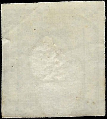 1861 Sardinia Newspaper 1c Stamp - 4 Margins! - Scott P1 - FV637