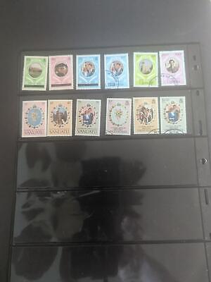 1981 Royal Wedding British Colonies Stamp Collection in Stock Pages - 4 Photos