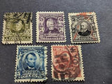 VEGAS - 1902-03 Short Set Scott 302,304,305,308,309