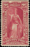 VEGAS - 1895 25c Newspaper Stamp - Scott PR118 - MH, OG