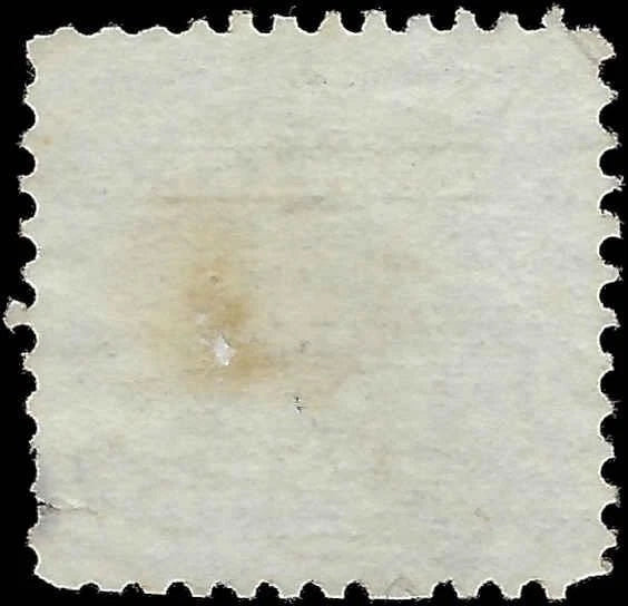 c1869 - Scott # 114 3c Locomotive - Used - Small Tear - Premium Centering!