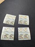 VEGAS - 1978 Wright Airmail Plate Block Set of 4 -Scott C91, C92 Pl#38856 MNH