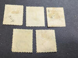 VEGAS - 1902-03 Short Set Scott 302,304,305,308,309