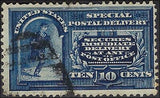 VEGAS - 1895 Special Delivery 10c - Scott E5 - Used - Well Centered! 2 Short Perfs