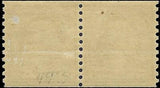 VEGAS - 1917 Washington 3c - Scott 493 MH, Original Gum - Type 1 Pair - VF-XF!