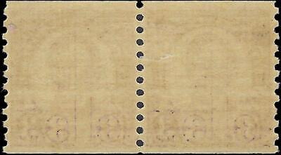 VEGAS - 1924 USA Lincoln Coil Pair - Scott 600 - MNH - Choice Centering