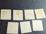 VEGAS - 1916-17 Franklin Heads Short Set - Scott 470-476 - Used - Nice Looking!