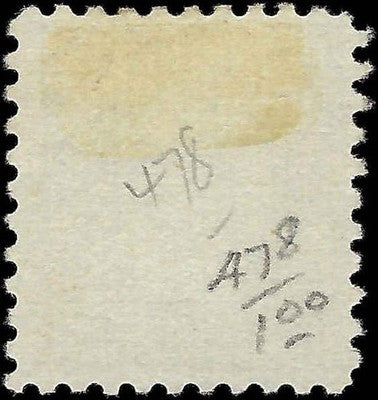 c1916 - Scott 478 $1 Franklin Stamp - Used - Light Cancel