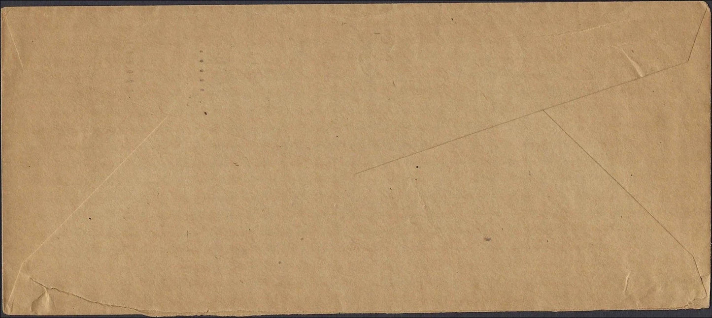 1942 Philippines Japanese Occupation Official Cover w Police Mark