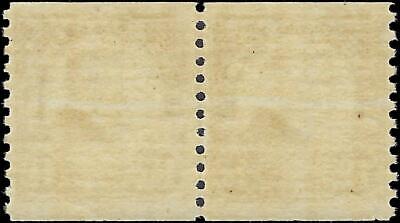 VEGAS - 1924 USA Harding Coil Joint Line Pair - Scott 598 - MNH - Undisturbed Gum