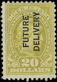 VEGAS - 1918-34 Future Delivery Documentary Revenue - Scott RC15 MH, OG - Dist Gum