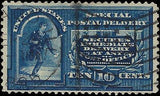 VEGAS - 1894 10c Special Delivery - Scott E4 - Verified No WM - Small Thin - Read