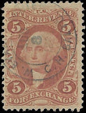 VEGAS - 1862-71 Revenue - Scott R25c - Nice Centering - Hand Stamp