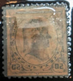 VEGAS - 1895 Jefferson 50c - Scott 260 or 275 - No discernable WM - Solid