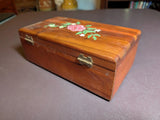 Vintage Lane? Custom Painted Cedar Dresser Jewelry Trinket Chest - Free Shipping