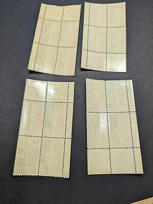 VEGAS - 1976 Plane,Globe Airmail Plate Block Set of 4 -Scott C89 Pl#36976 MNH