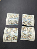 VEGAS - 1978 Wright Airmail Plate Block Set of 4 -Scott C91, C92 Pl#38857 MNH