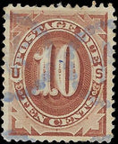 VEGAS - 1879 Postage Due 10c - Scott J19 - Solid - Very Nice!