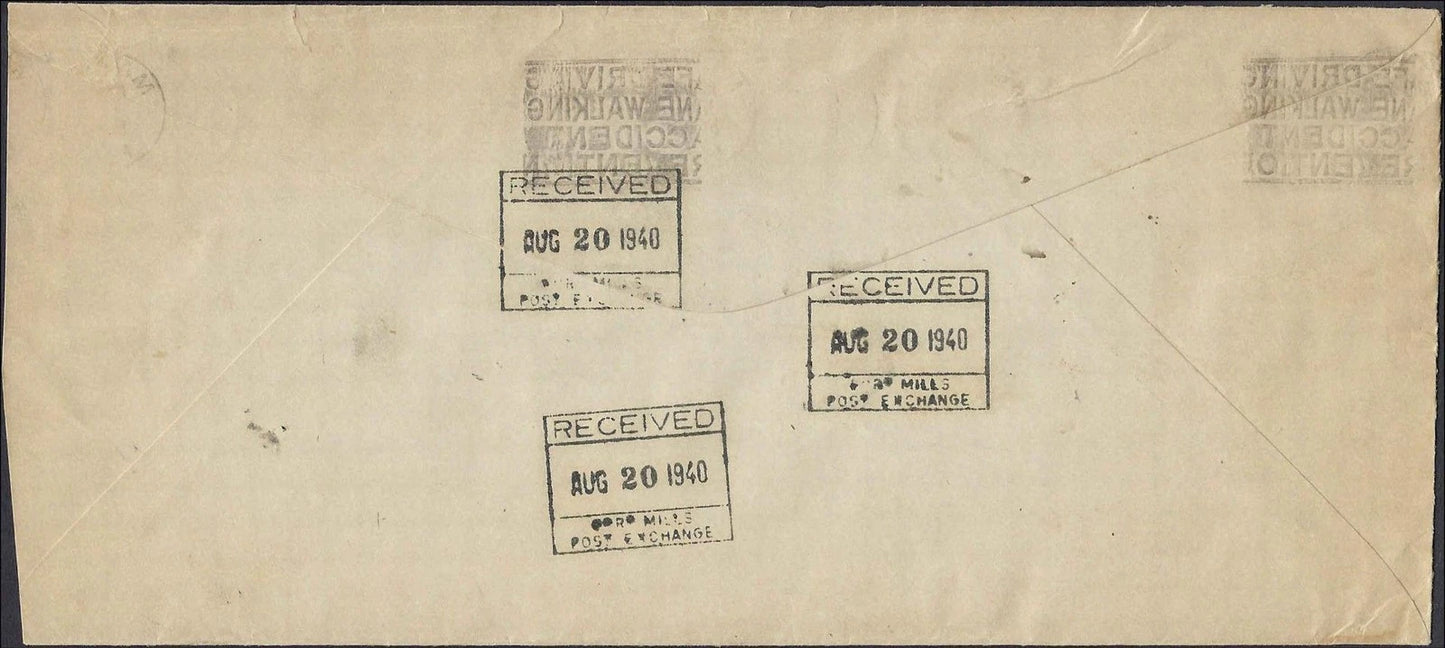 Philippines Budweiser Advertising Cover 1940 Fort Mills Corregidor